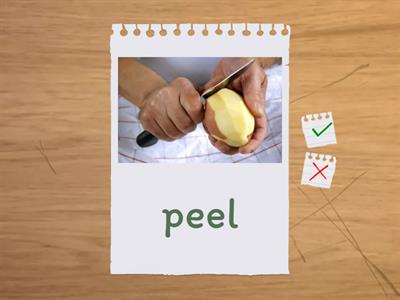 Food preparation - verbs