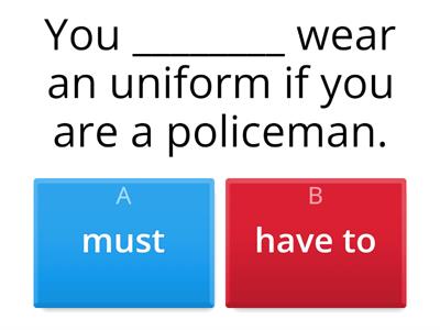  Must/mustn't/have to/don't have to