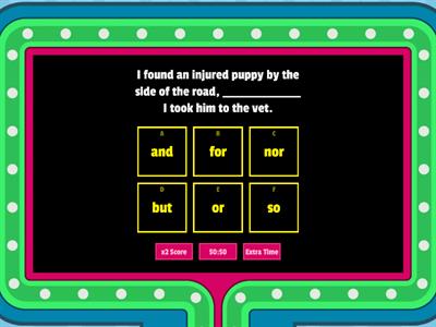 Coordinating Conjunctions 