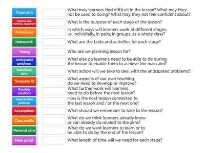 TKT M2 Lesson components 