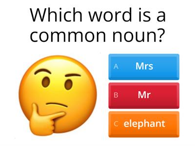 Nouns Common and Proper