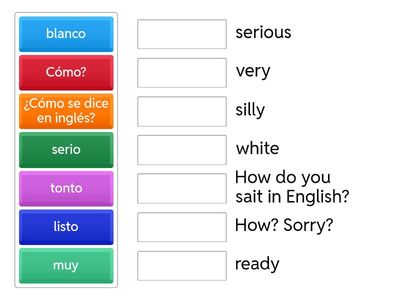 Home Learning - Year 7 Spanish - 1.1.2 Saying what someone is like at the moment