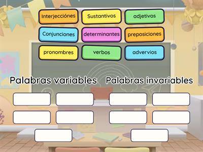 Palabras variables e invariables