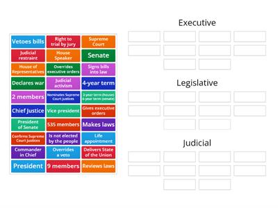 Three Branches of Government