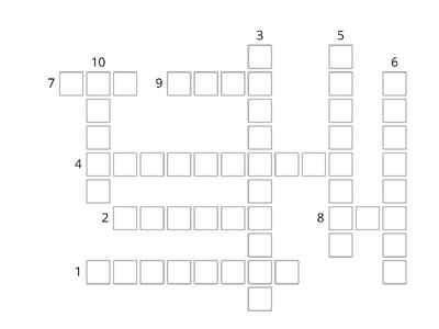 3° D - Crucigrama Autoevaluación - Excel