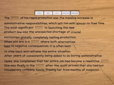 Unit 69 - Vocabulary in Use Advanced - Vocab practice