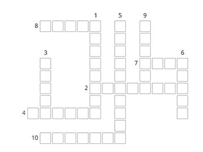 B2 food crossword