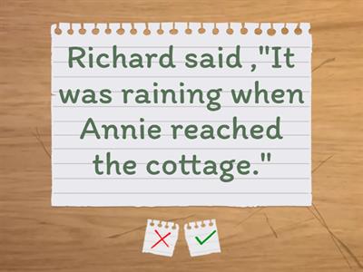 Direct and Indirect Speech