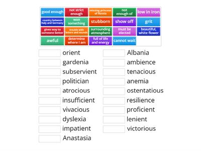 8.2:  cious, cient, ience, ient, ia, tious, nia, sia, 