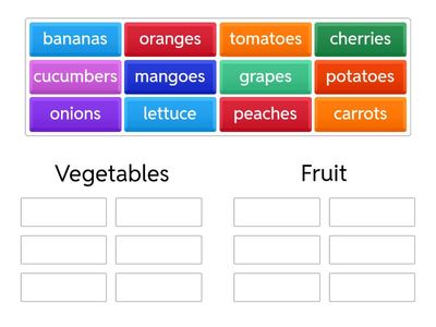 Fruit/Vegetable sort