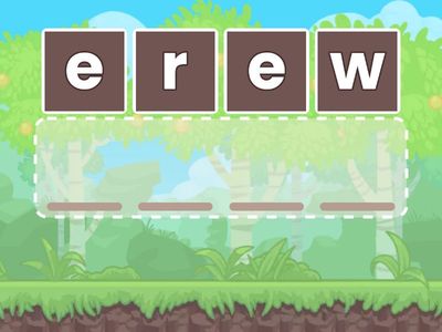 Sight Words - J.B. List 3 Anagram 