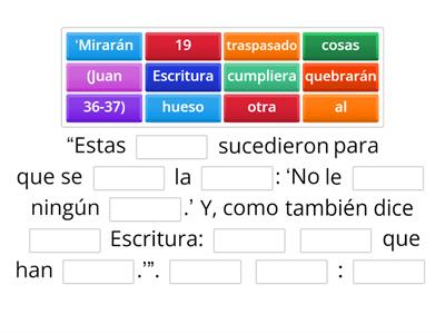 Lección 26 Versículo de Memoria: Secundaria