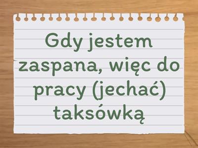 Czasownik Czas teraźniejszy