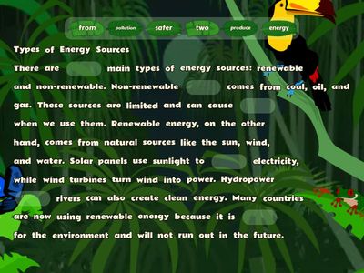 READING 7 Unit 10 – ENERGY SOURCES