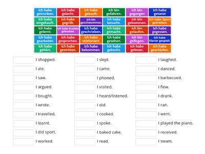 S4 / S5 German verbs perfect tense