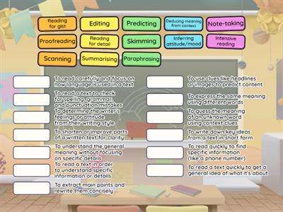 TKT: Reading subskills