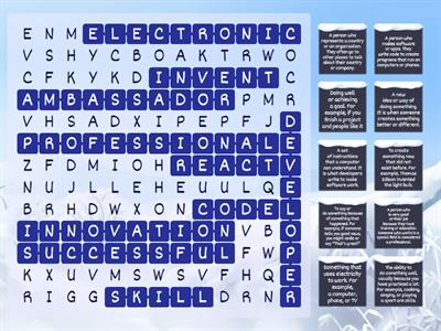 Cambridge 5_Unit1A_Vocab2_Game3