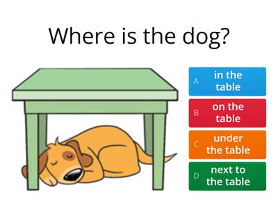 5 Unit Prepositions (in, on, under, next to)