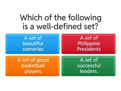 MATHEMATICS 7 - SETS