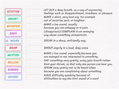 C1 Definitions_Verbs of Sound