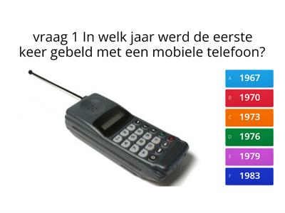 CBE BOW ICT Quiz Weetjes over smartphones