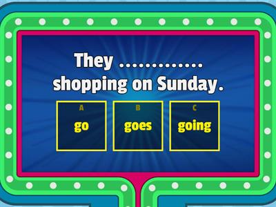 Present Simple (GS Quiz)