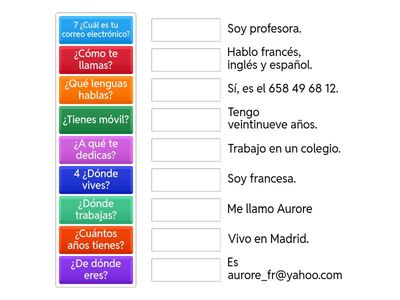 Preguntas personales