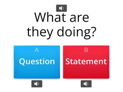 Statement and question - Teaching resources