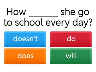 Third Person exercises 1