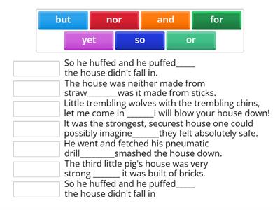 Coordinating Conjunctions A