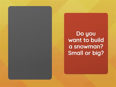 ing form / to infinitive speaking cards