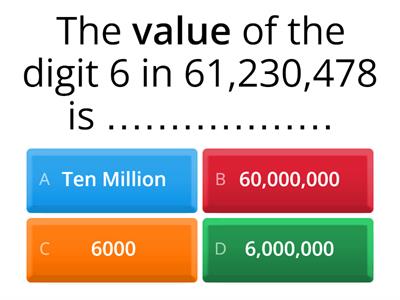 place value grade 5 game 