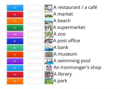  Where am I? places ( with audio)