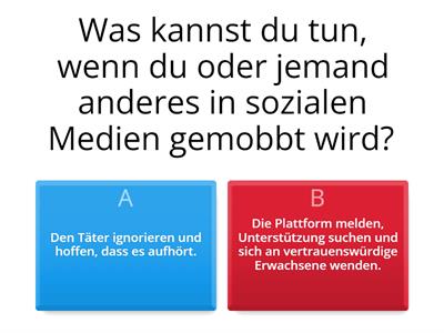 Quiz Soziale medien