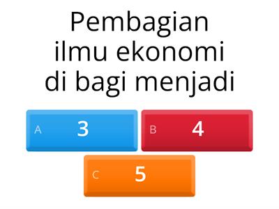 Pembagian Ilmu Ekonomi