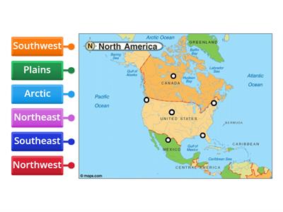 Indigenous Cultural Regions of North America