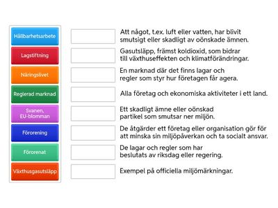Hållbar konsumtion - begrepp (2) 
