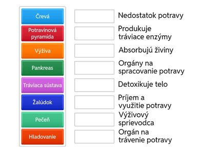 Tráviaca sústava a výživa