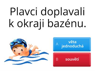 Věta jednoduchá, souvětí