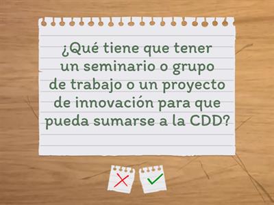 Acreditación CDD  Extremadura