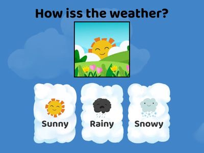 How is the weather ?