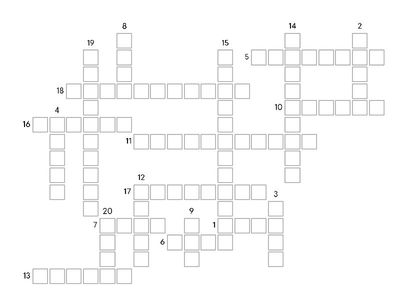 Crossword: Navigation & Directions: Vietnamese to English
