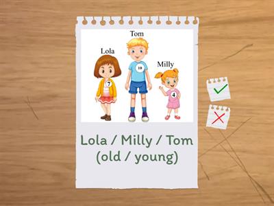 Make up sent + check yourself