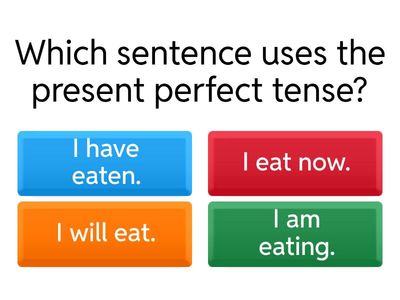 Present Perfect Tense Quiz