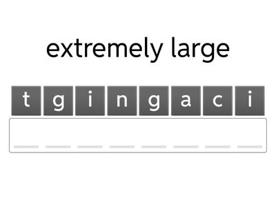 size, Amount & Intensity