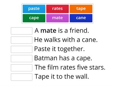 Long and short vowels