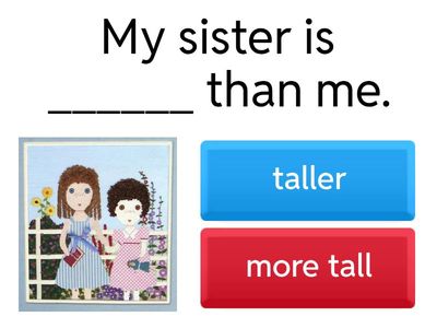 ENGLISH FILE A2 Comparatives