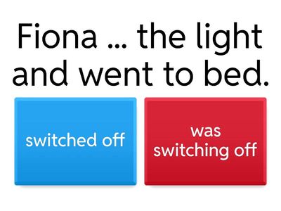Past simple vs Past continuous
