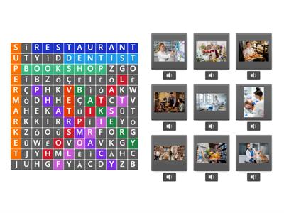 SHOPS WORDSEARCH