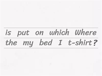 Defining and Non-defining Relative Clauses: Put the sentences into correct order